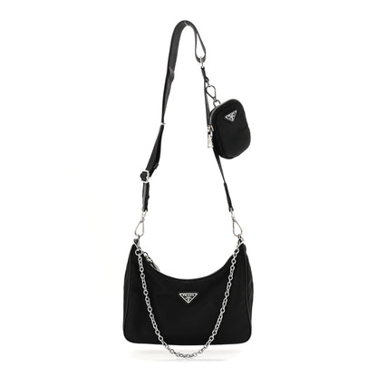 Prada Nylon Re-Edition 2005 Shoulder Bag Black 1 of 17