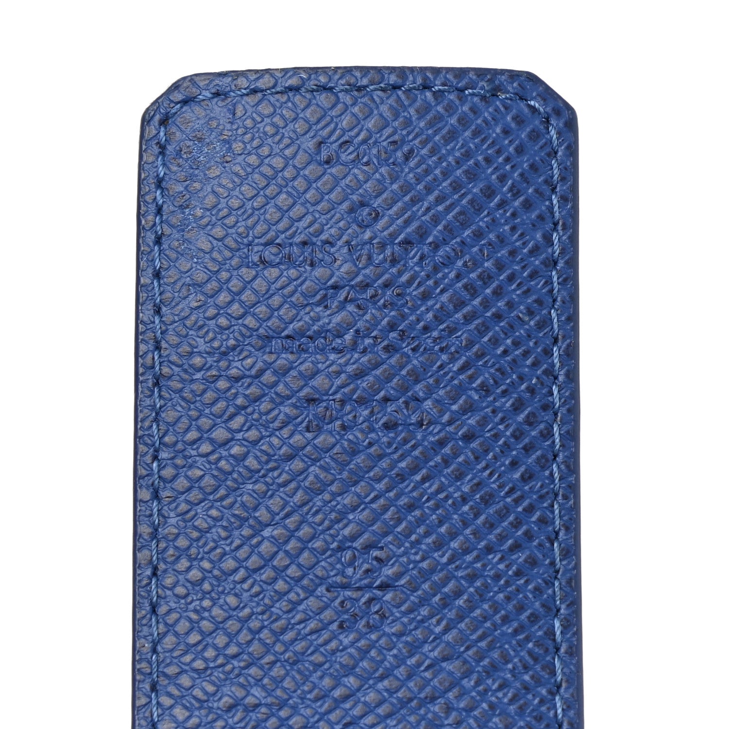 Louis Vuitton Monogram 40mm Reversible LV Initiales Belt 95 38 Cobalt Blue 3 of 4