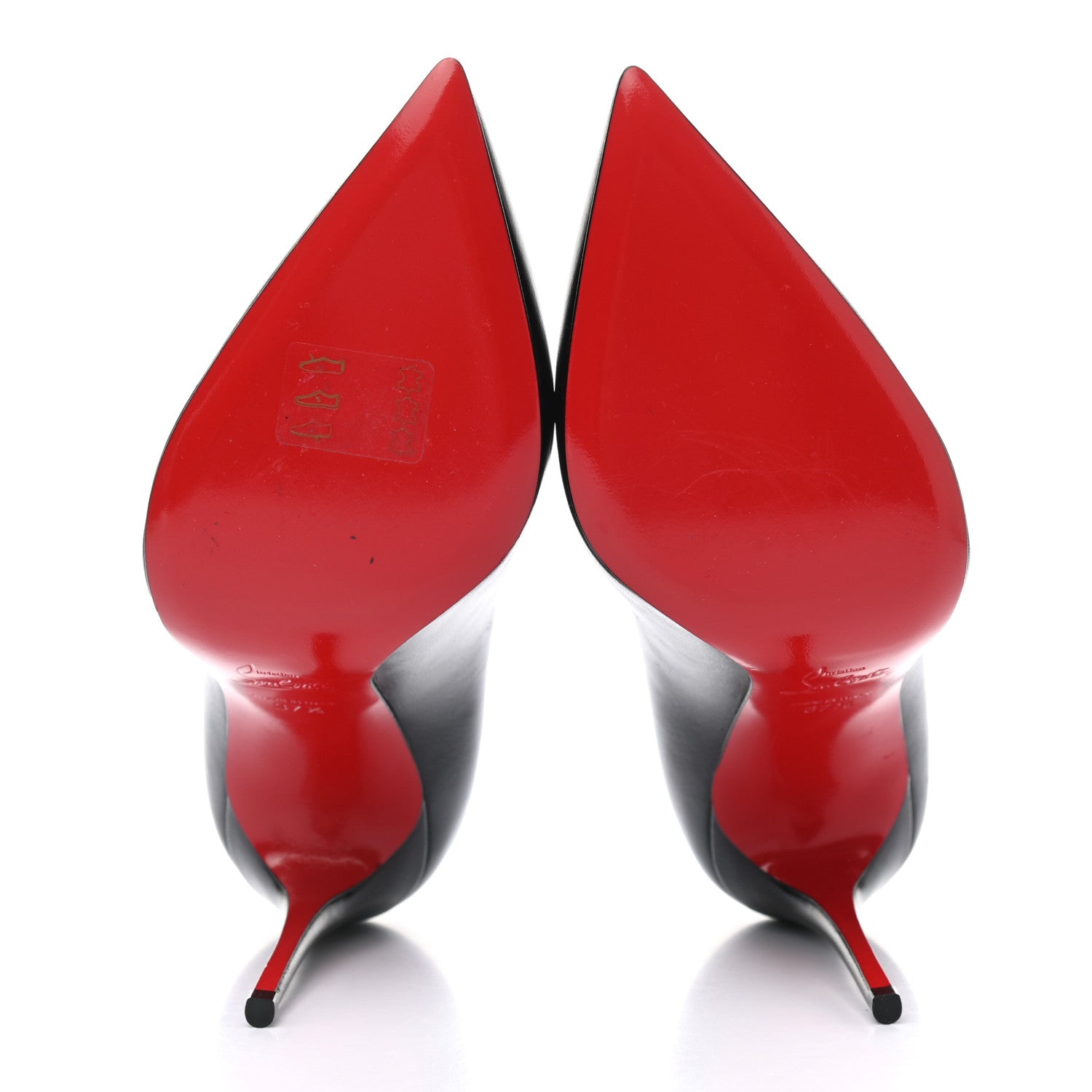 Christian Louboutin Kid Pigalle Follies 100 Pumps 37.5 Black 5 of 8