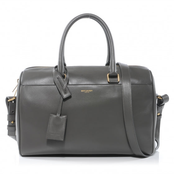 SAINTLAURENTLeatherClassicDuffle6BagGray