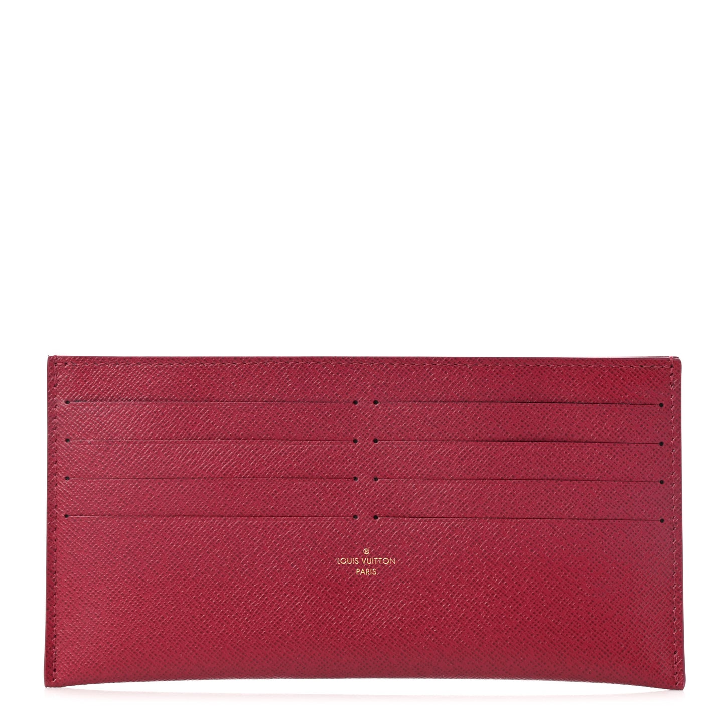 Calfskin Felicie Card Holder Insert Fuchsia