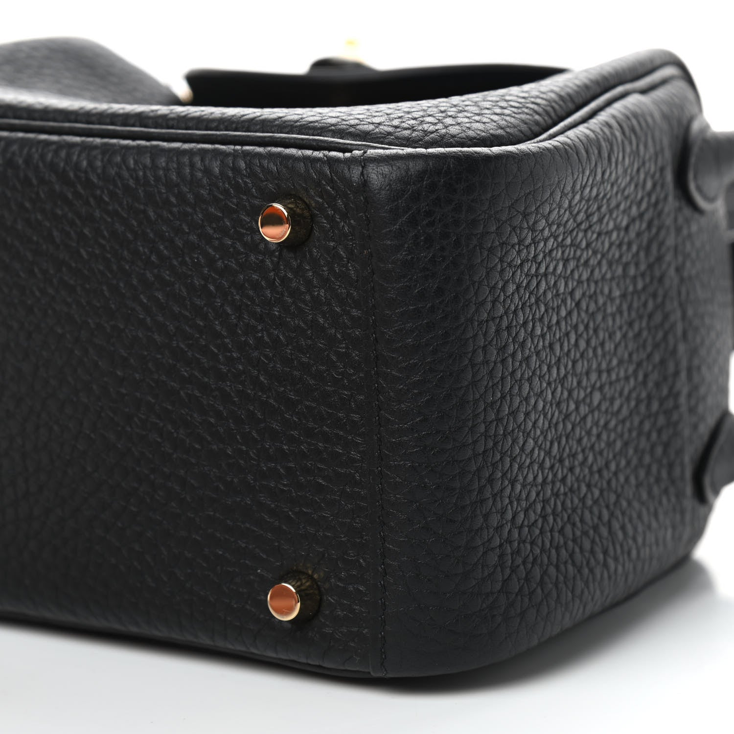 Hermes Taurillon Clemence Mini Lindy 20 Black 7 of 9