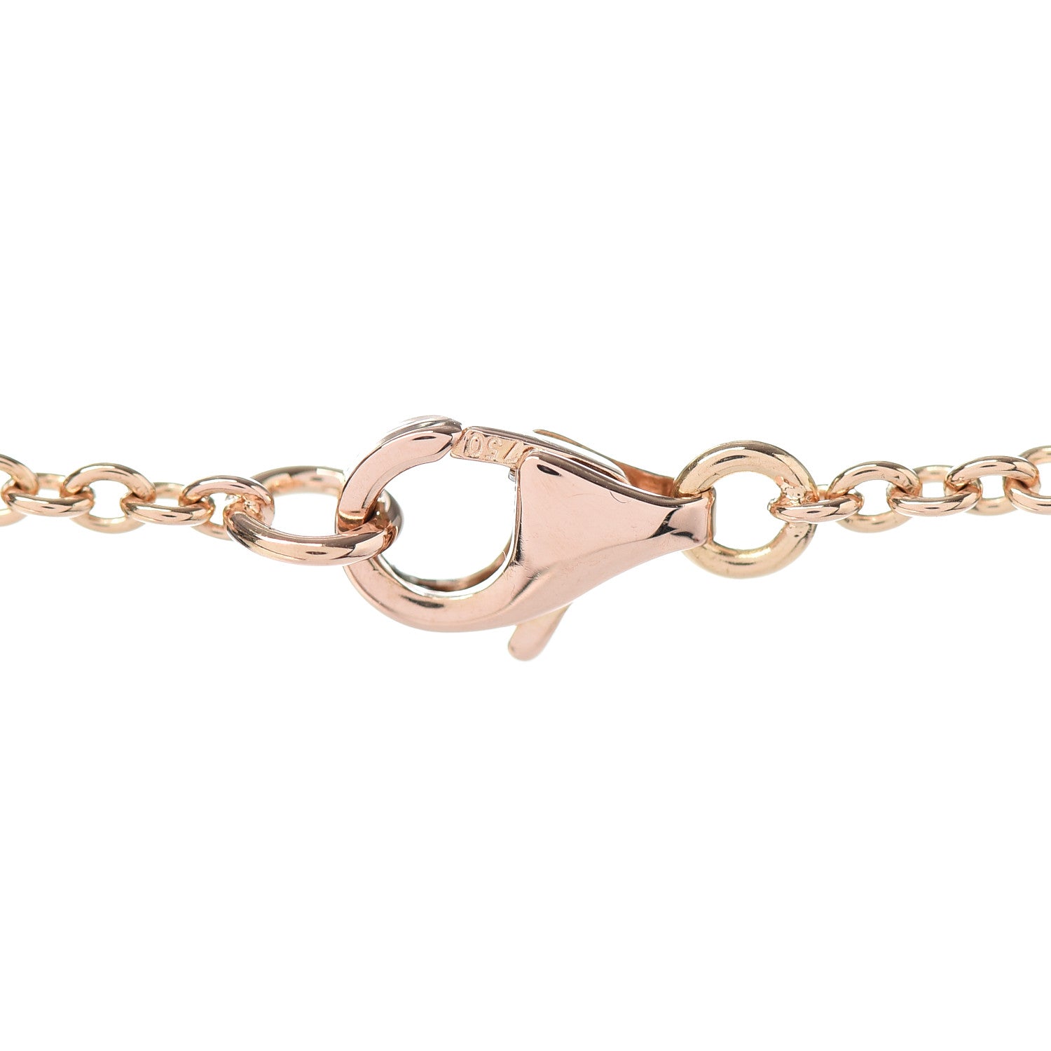 Cartier 18K Pink Gold Interlocking LOVE Necklace 4 of 5