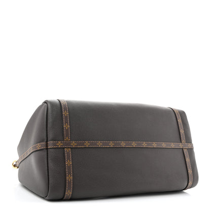 Louis Vuitton Calfskin Monogram Express MM Mahogany 4 of 9