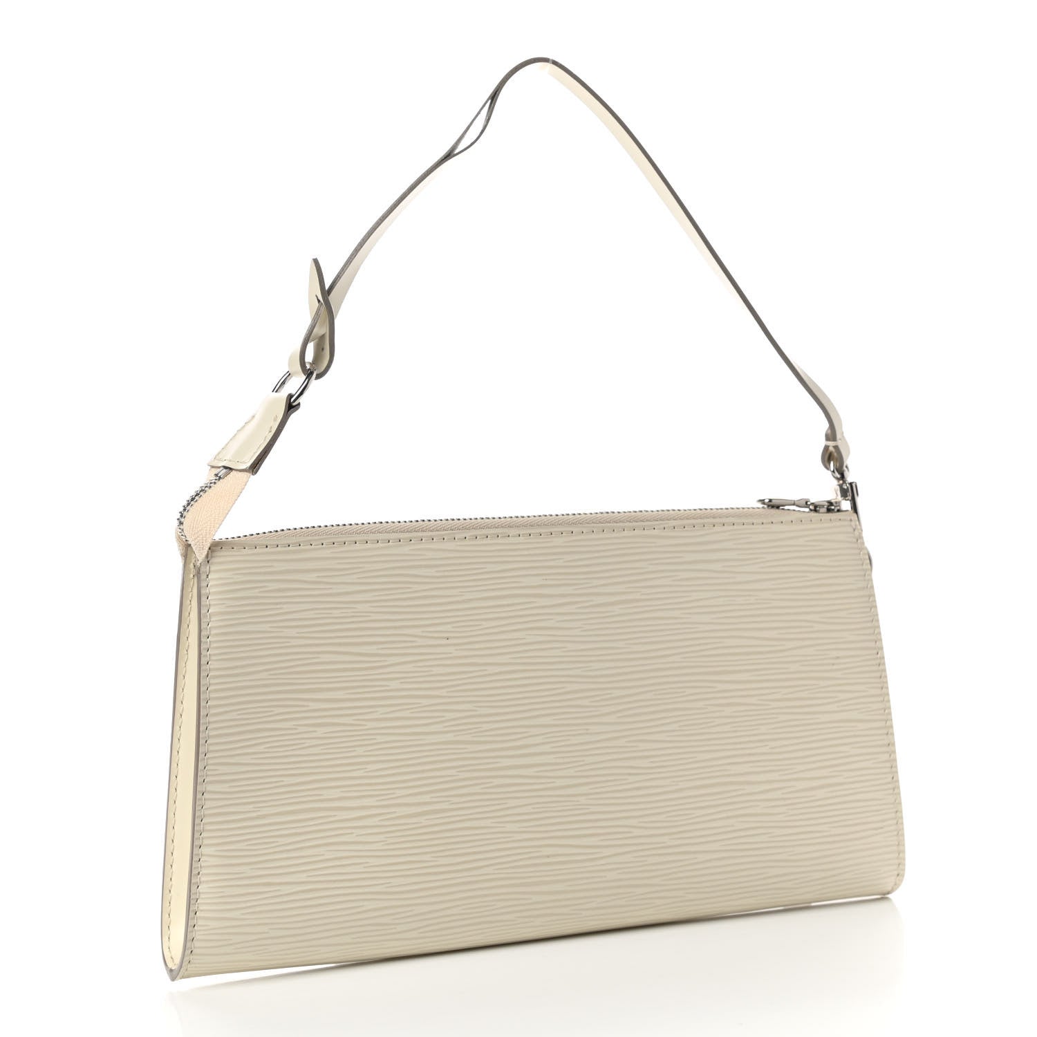 Louis Vuitton Epi Pochette Accessories 24 Ivory 2 of 8