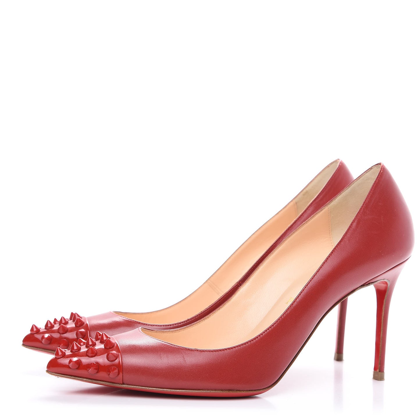 Kid Patent Geo 85 Pumps 36.5 Rouge De Mars