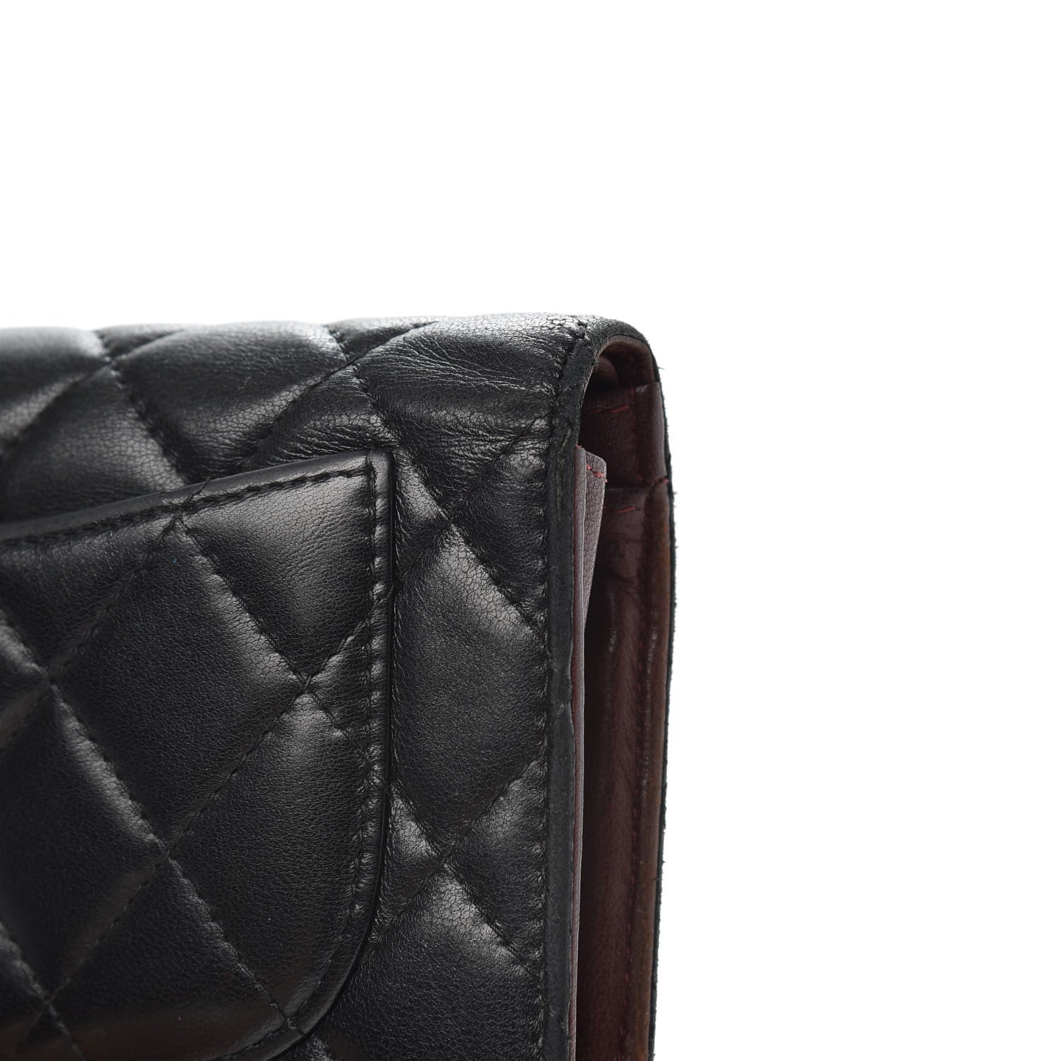 Chanel Lambskin Quilted Yen Wallet Black 11 of 15