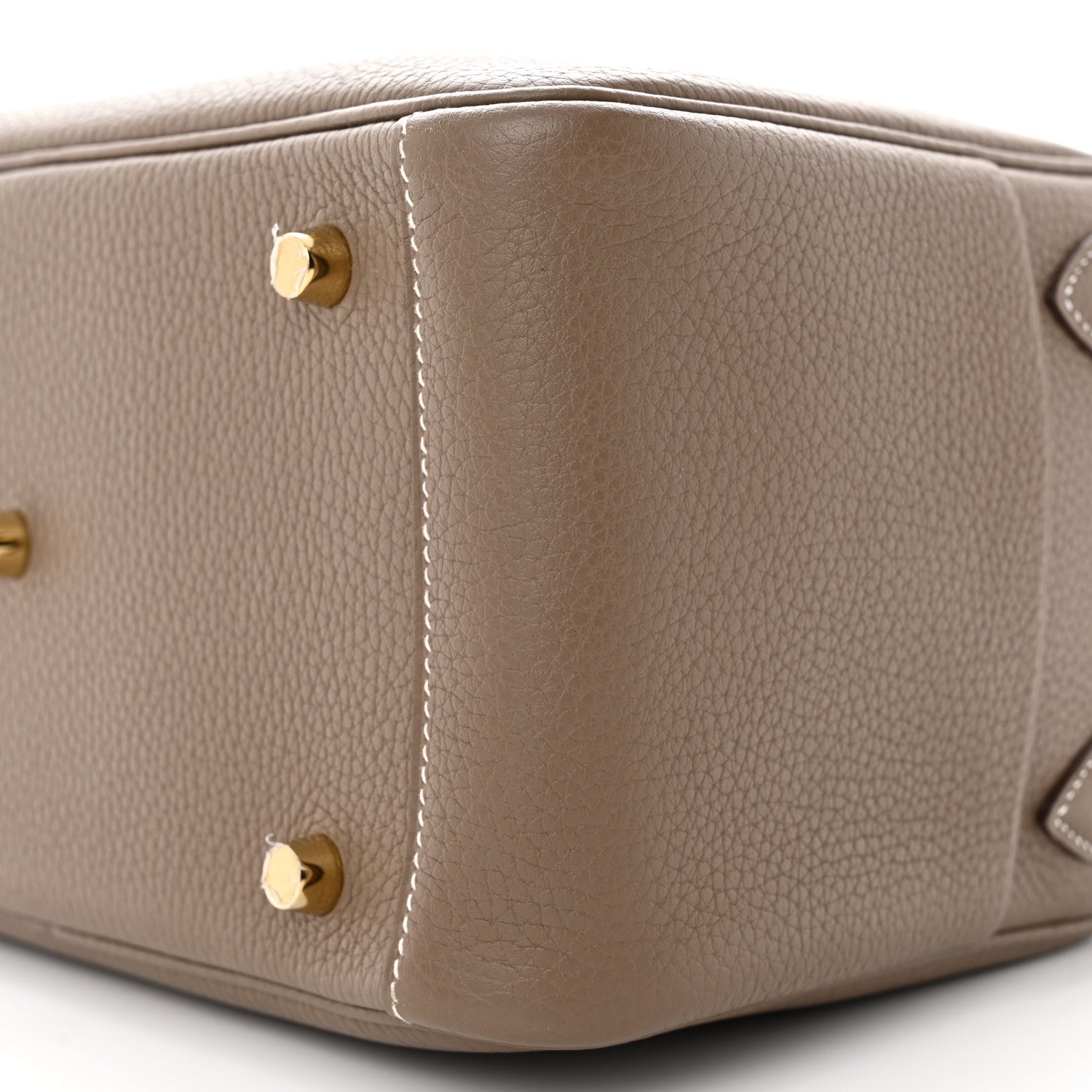 Hermes Taurillon Clemence Lindy 26 Etoupe 9 of 12