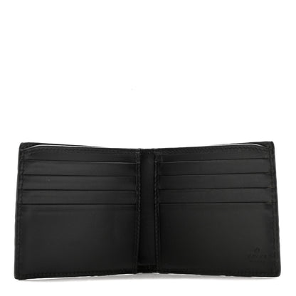 Gucci Guccissima Signature Web New Web Bi-Fold Coin Wallet Black 5 of 11