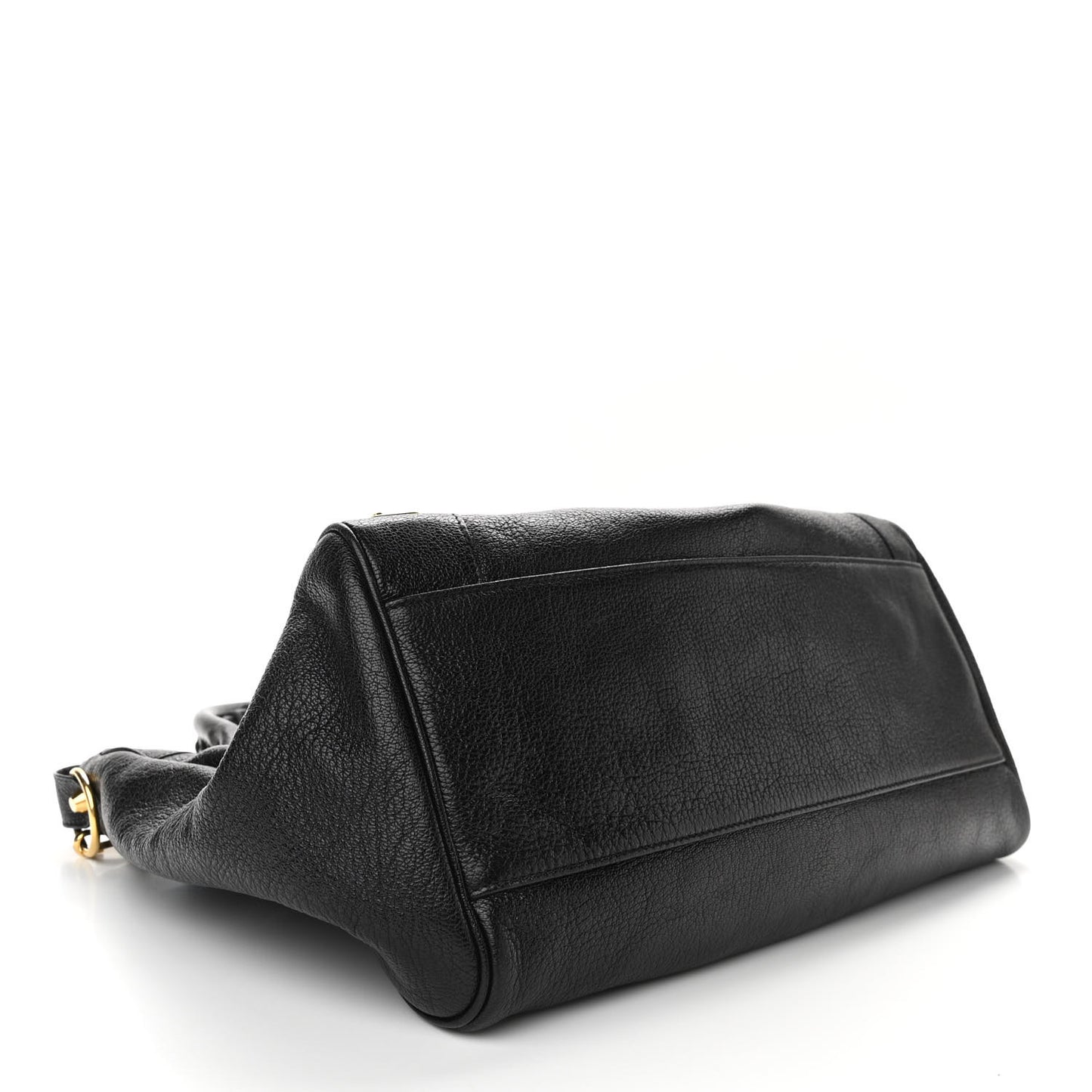 Chevre Gold Metallic Edge Hardware Velo Black