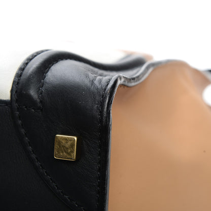 Celine Shrunken Lambskin Mini Tri-Color Luggage White 9 of 10