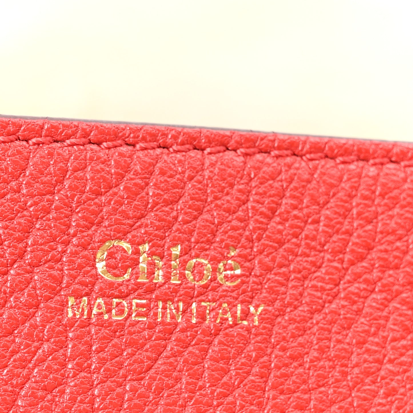 Grained Lambskin Mini Drew Shoulder Bag Plaid Red