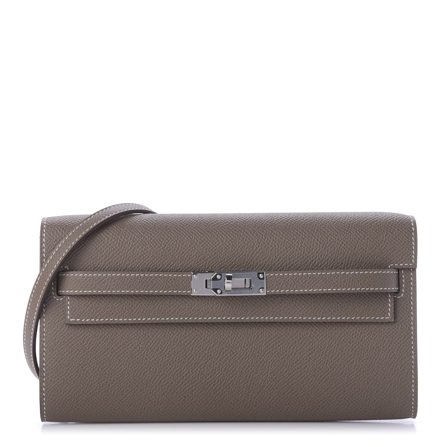 Hermes Epsom Kelly Wallet To Go Etoupe 1 of 9