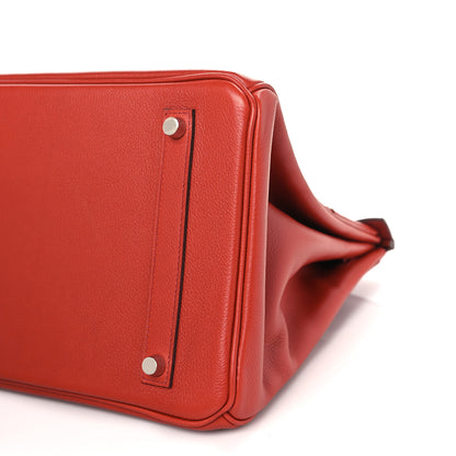 Hermes Togo Swift Ghillies Birkin 35 Brique 9 of 10
