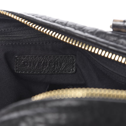 Givenchy Pebbled Sheepskin Calfskin Crocodile Embossed Large Pandora Black 7 of 13