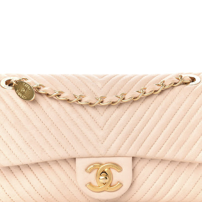 Chanel Calfskin Chevron Small Surpique Flap Ivory 10 of 10