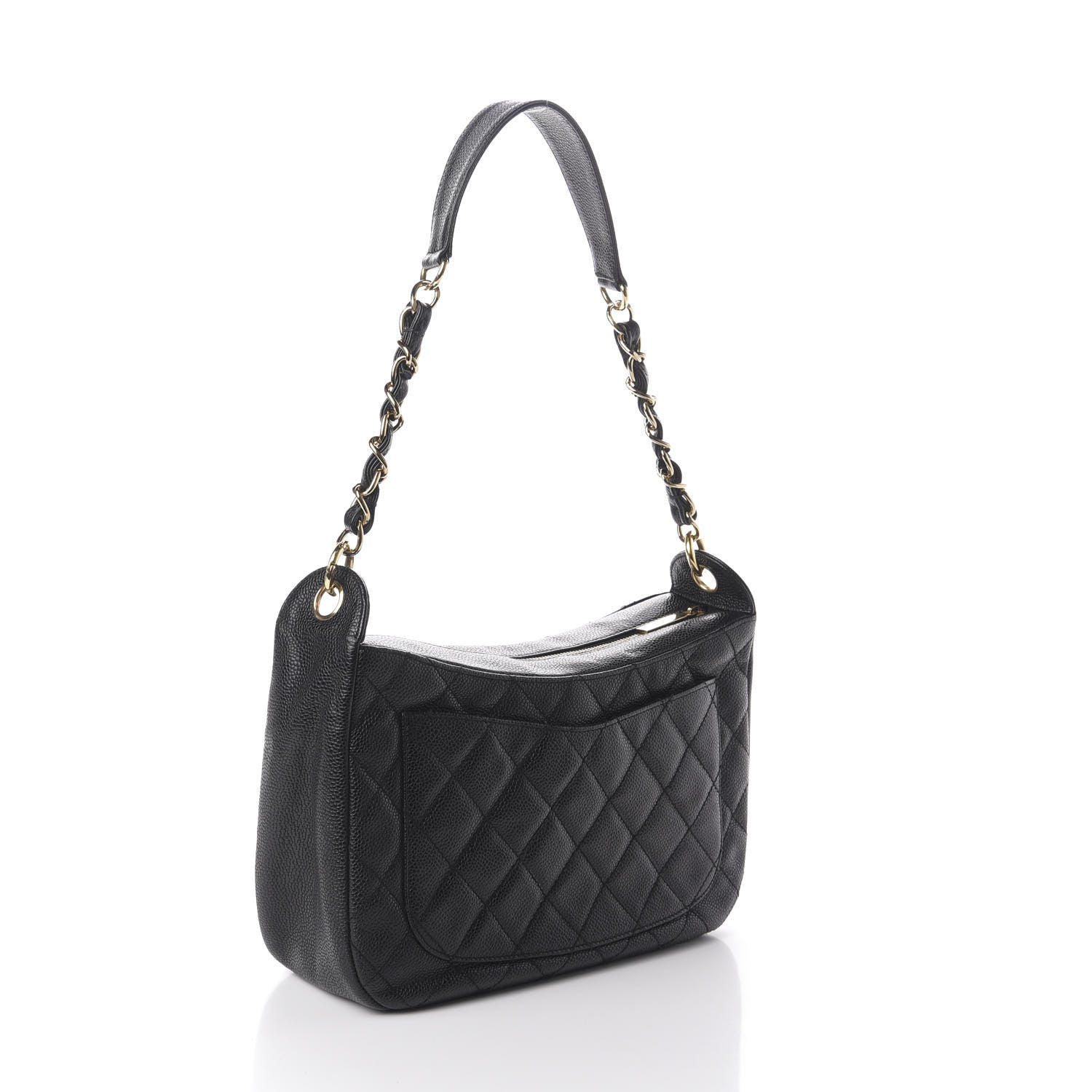 Chanel Caviar Quilted Timeless CC Shoulder Bag Black 3 of 10
