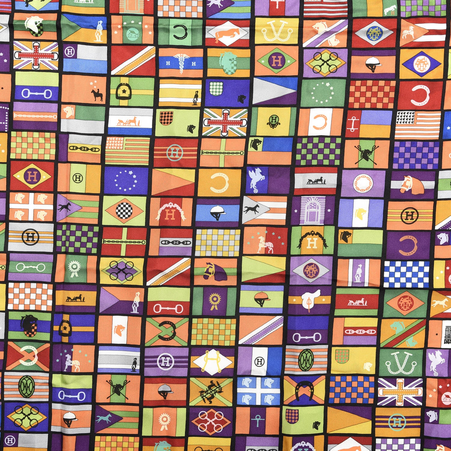 Hermes Silk en Voyage Stole Scarf 90 2 of 3