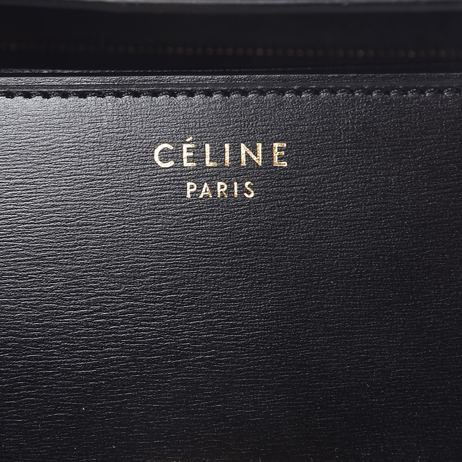 Celine Box Calfskin Medium Classic Box Flap Bag Black 6 of 9