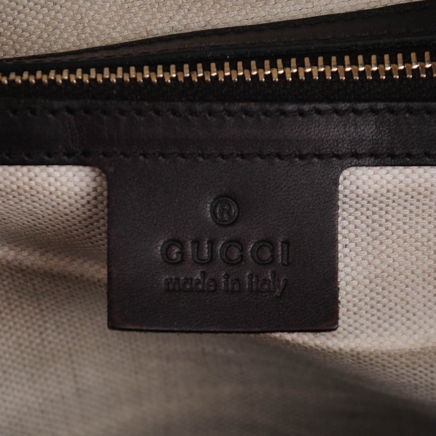 Monogram Vintage Web Medium Boston Dark Brown
