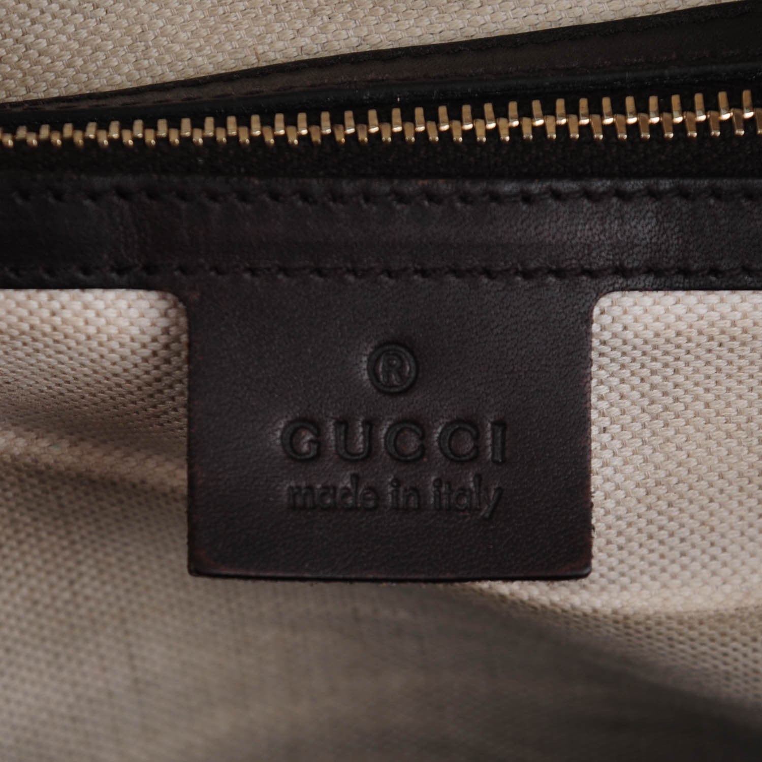 Gucci Monogram Vintage Web Medium Boston Dark Brown 6 of 12