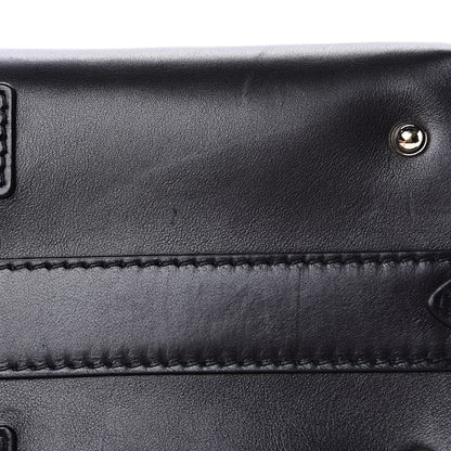 Gucci Calfskin Medium Stirrup Top Handle Bag Black 10 of 12