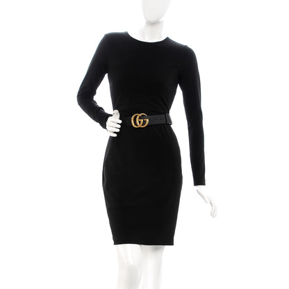 Gucci Calfskin Double G 40mm Belt 80 32 Black 2 of 7