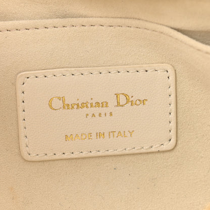 Christian Dior Lambskin Cannage CD Lounge Bag Latte 6 of 13