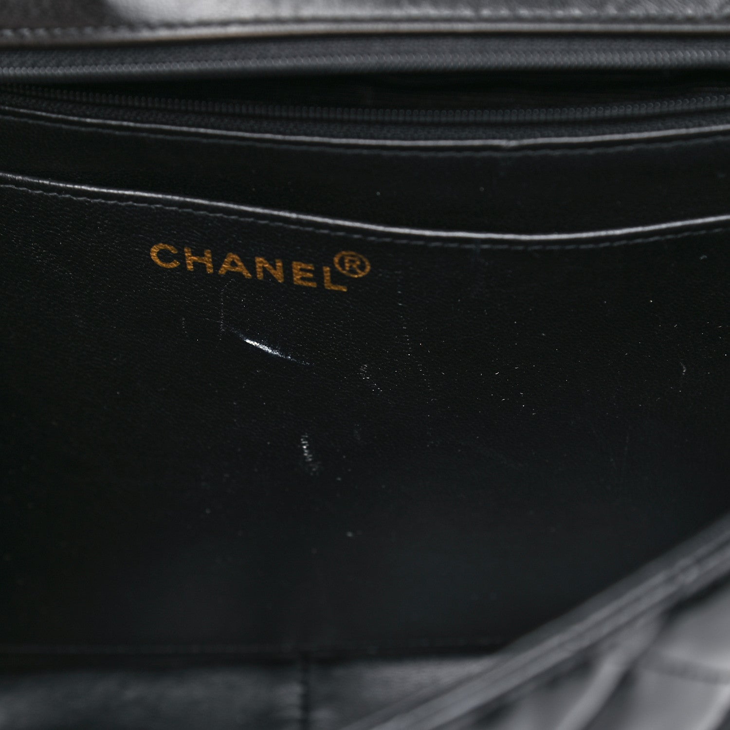 Chanel Patent Quilted XL Jumbo Single Flap Black 8 of 14