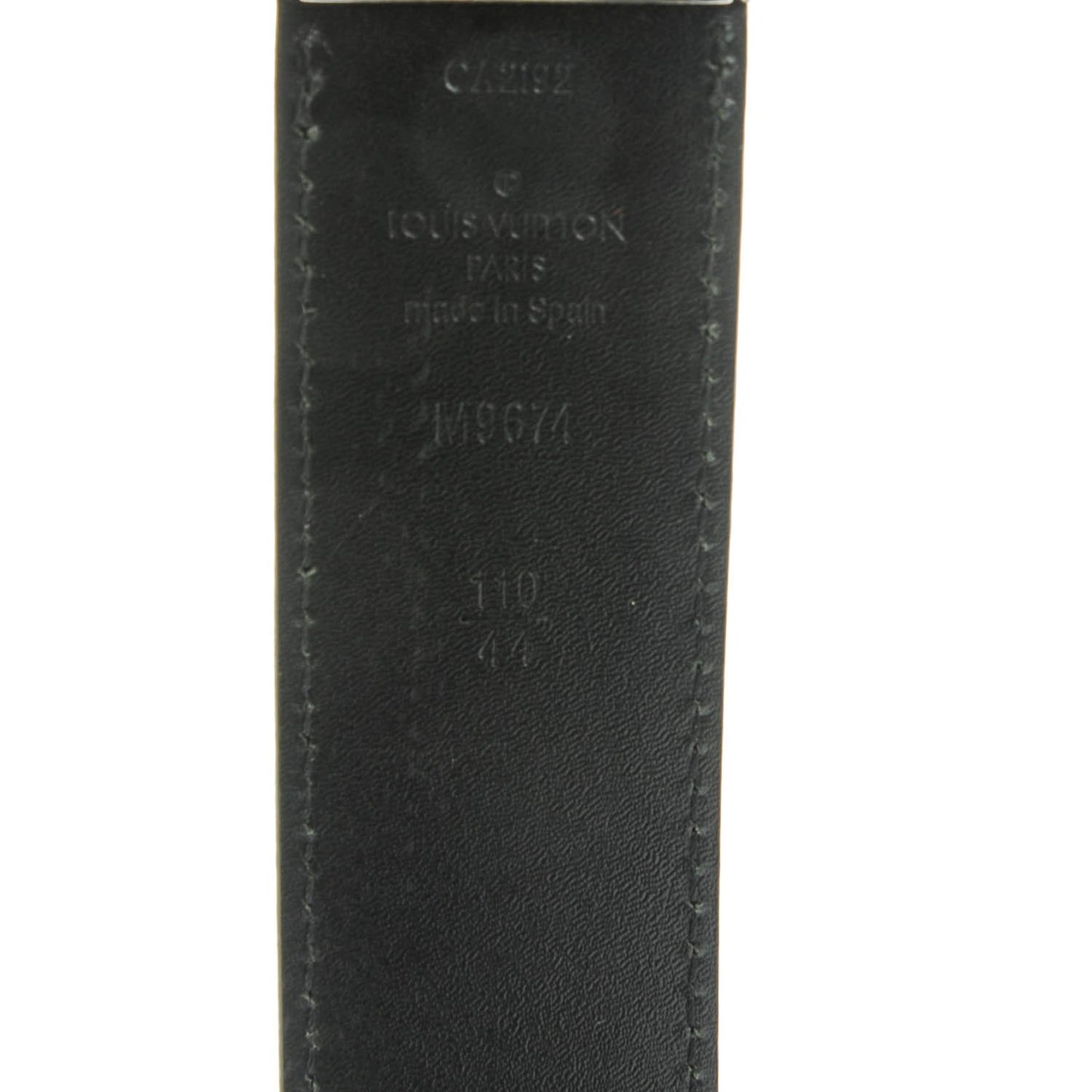 Damier Infini Calfskin Boston 35mm Reversible Belt 110 44 Black