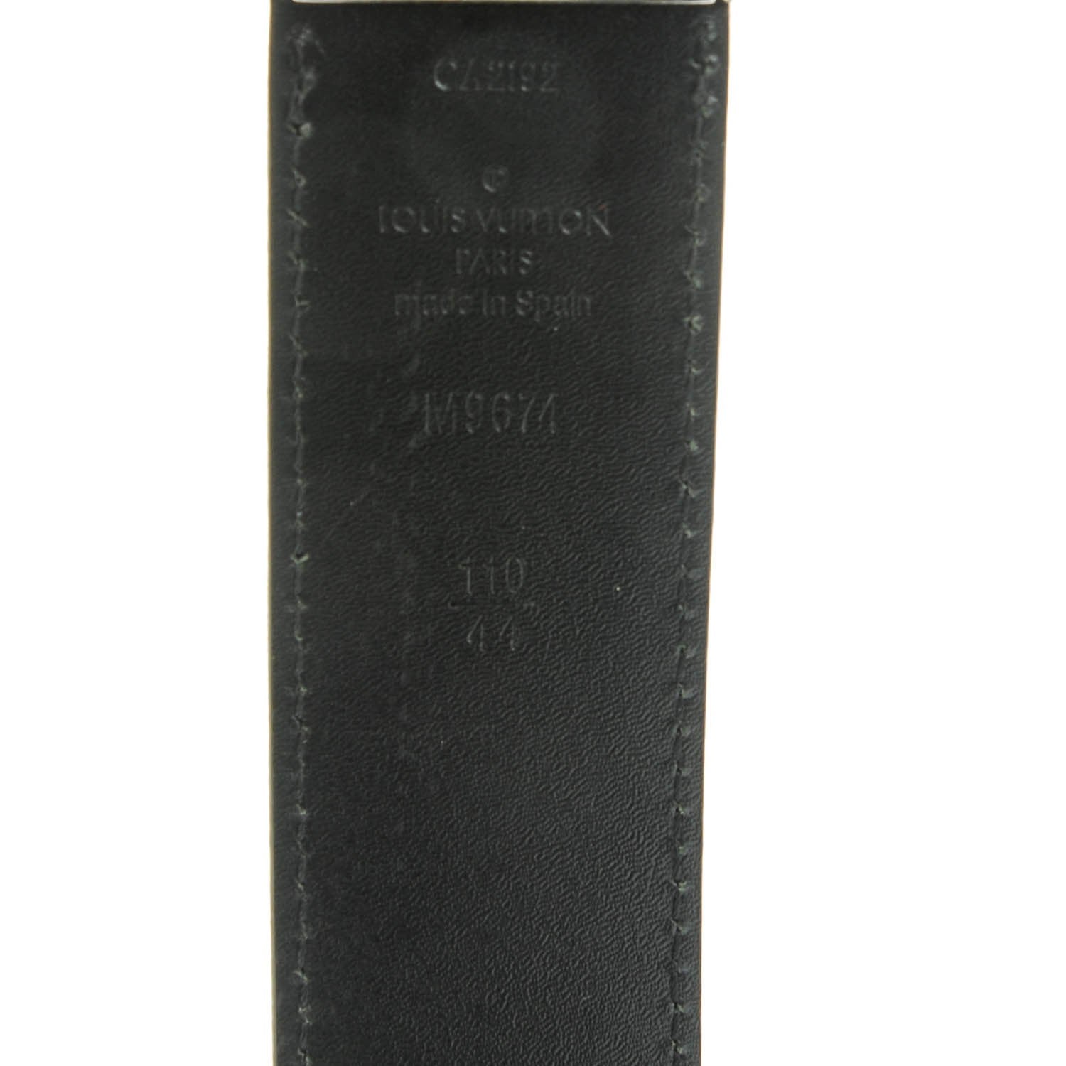 Louis Vuitton Damier Infini Calfskin Boston 35mm Reversible Belt 110 44 Black 3 of 5