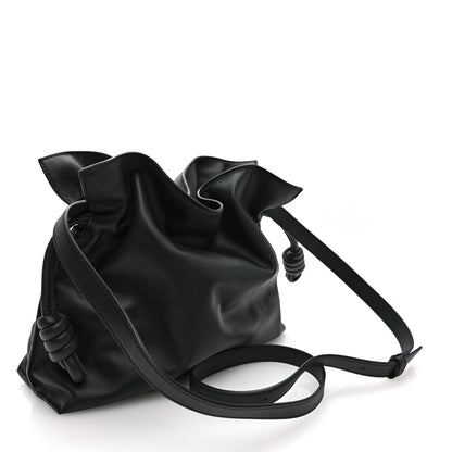 Loewe Nappa Medium Flamenco Knot Bag Black 3 of 9