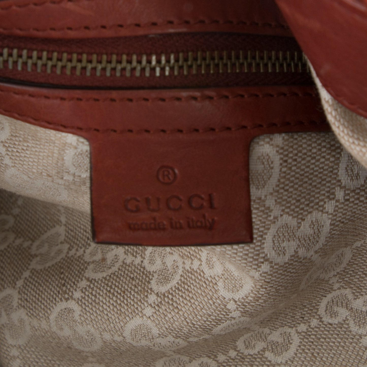 Calfskin Large Soft Stirrup Shoulder Bag Red