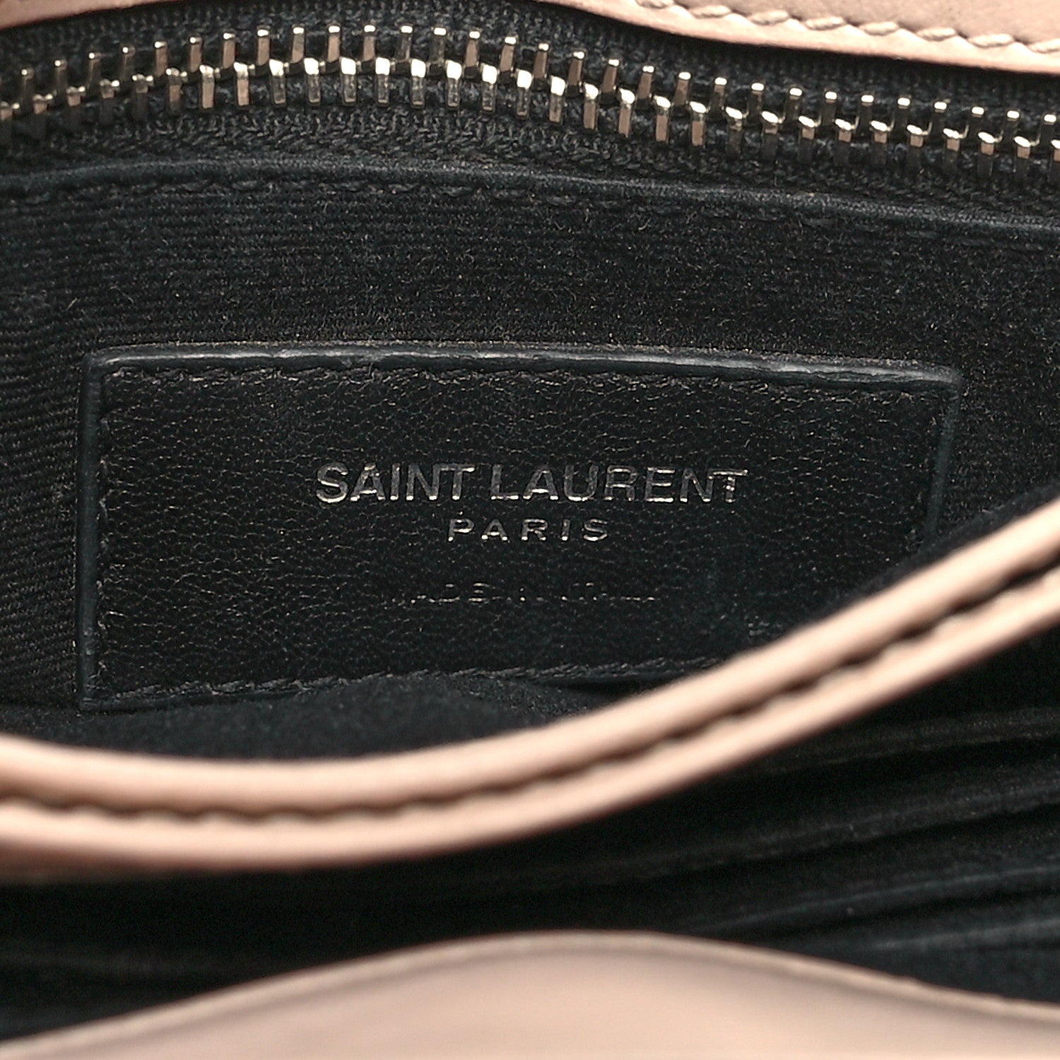 Saint Laurent Calfskin Y Quilted Monogram Toy Loulou Crossbody Bag Marble Pink 7 of 16