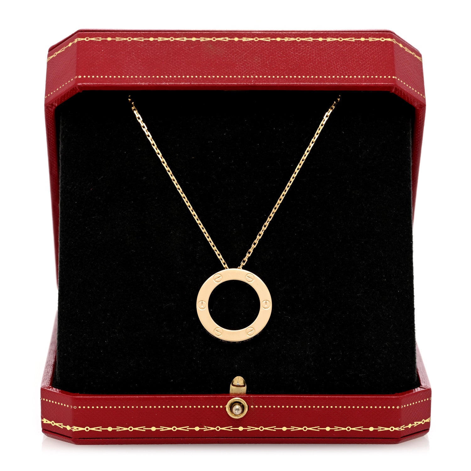 Cartier 18K Yellow Gold LOVE Pendant Necklace 6 of 6