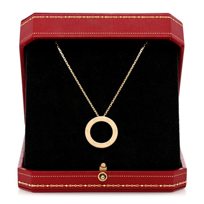 Cartier 18K Yellow Gold LOVE Pendant Necklace 6 of 6