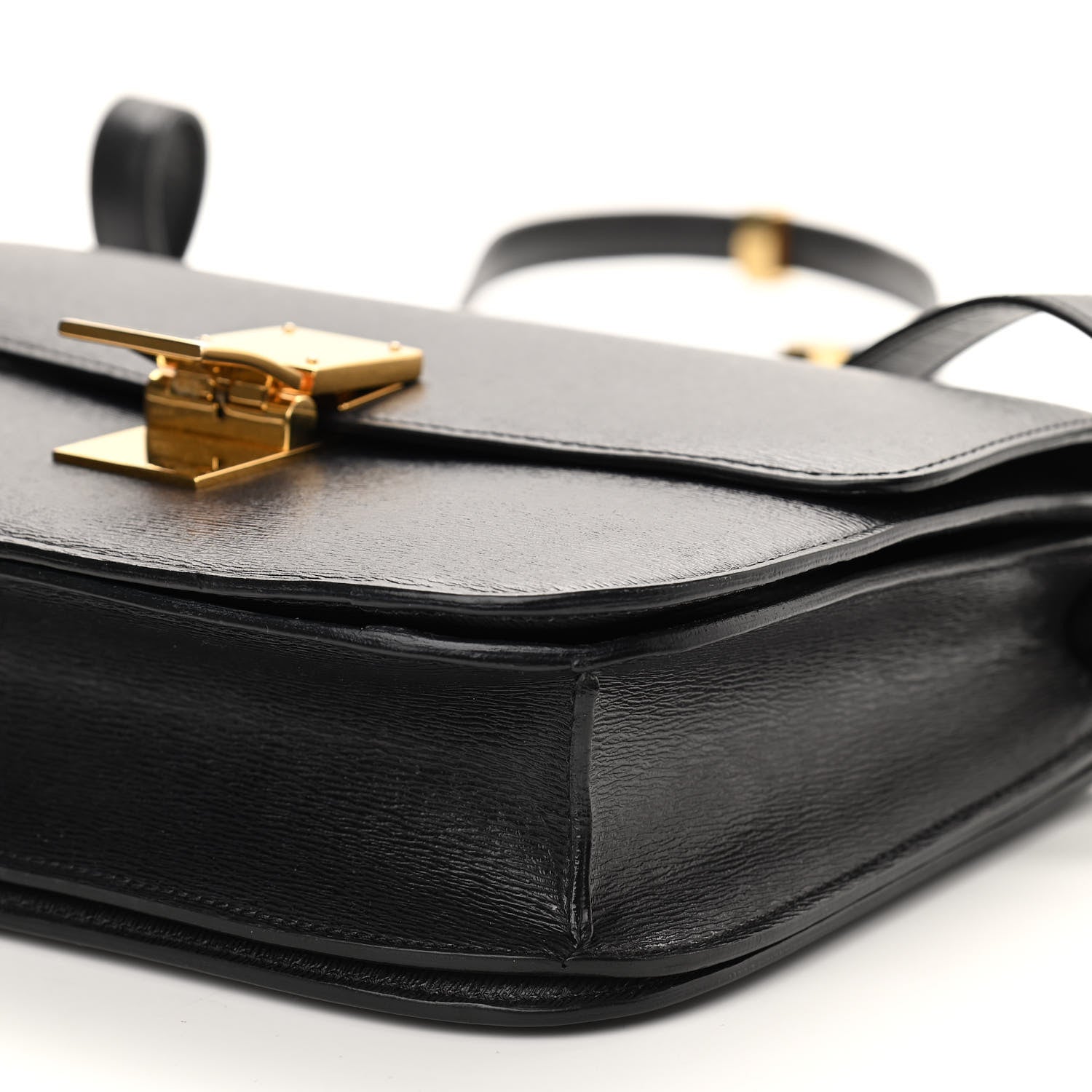 Celine Liege Calfskin Medium Classic Box Flap Bag Black 10 of 10