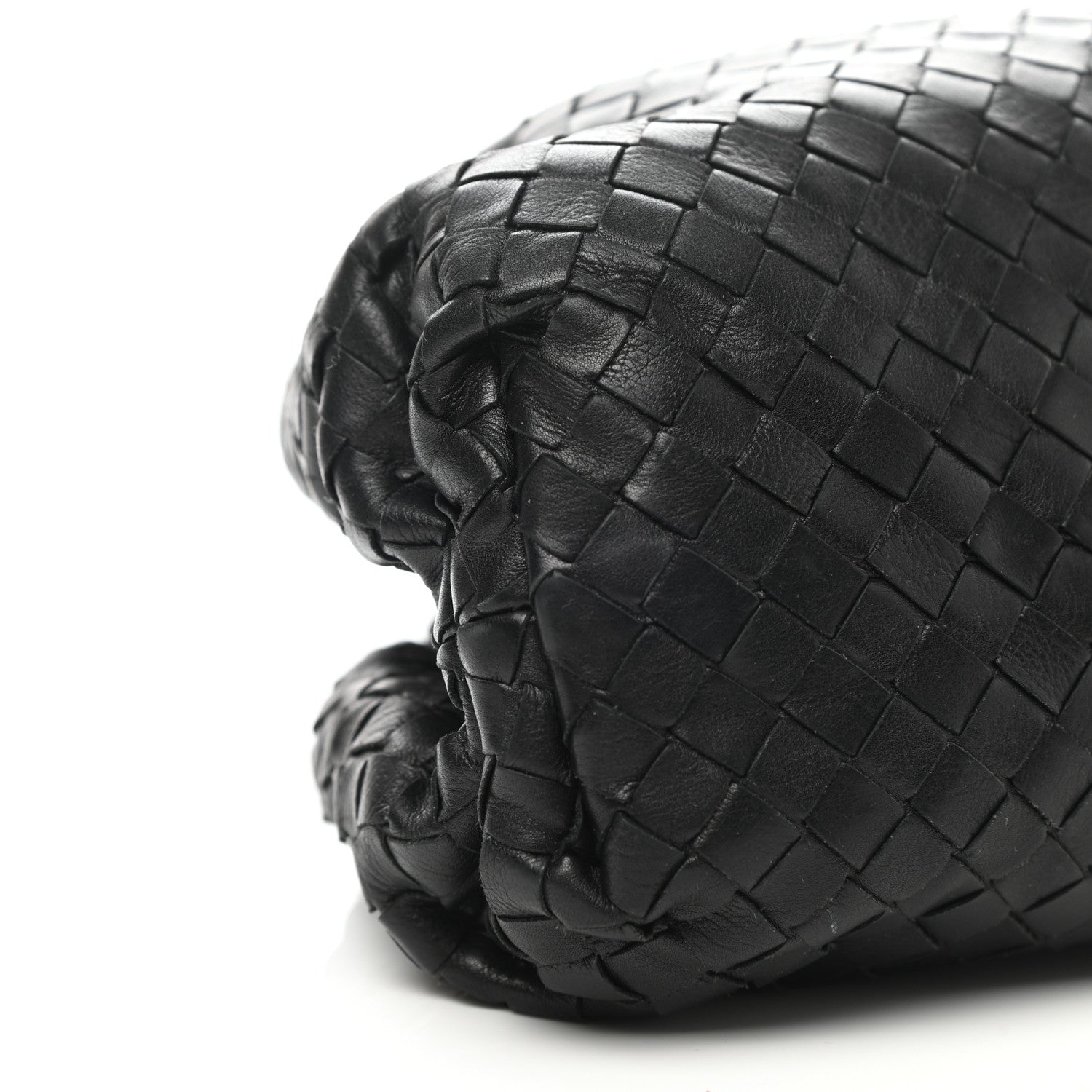 Bottega Veneta Nappa Maxi Intreccio The Pouch Oversized Clutch Black 10 of 11