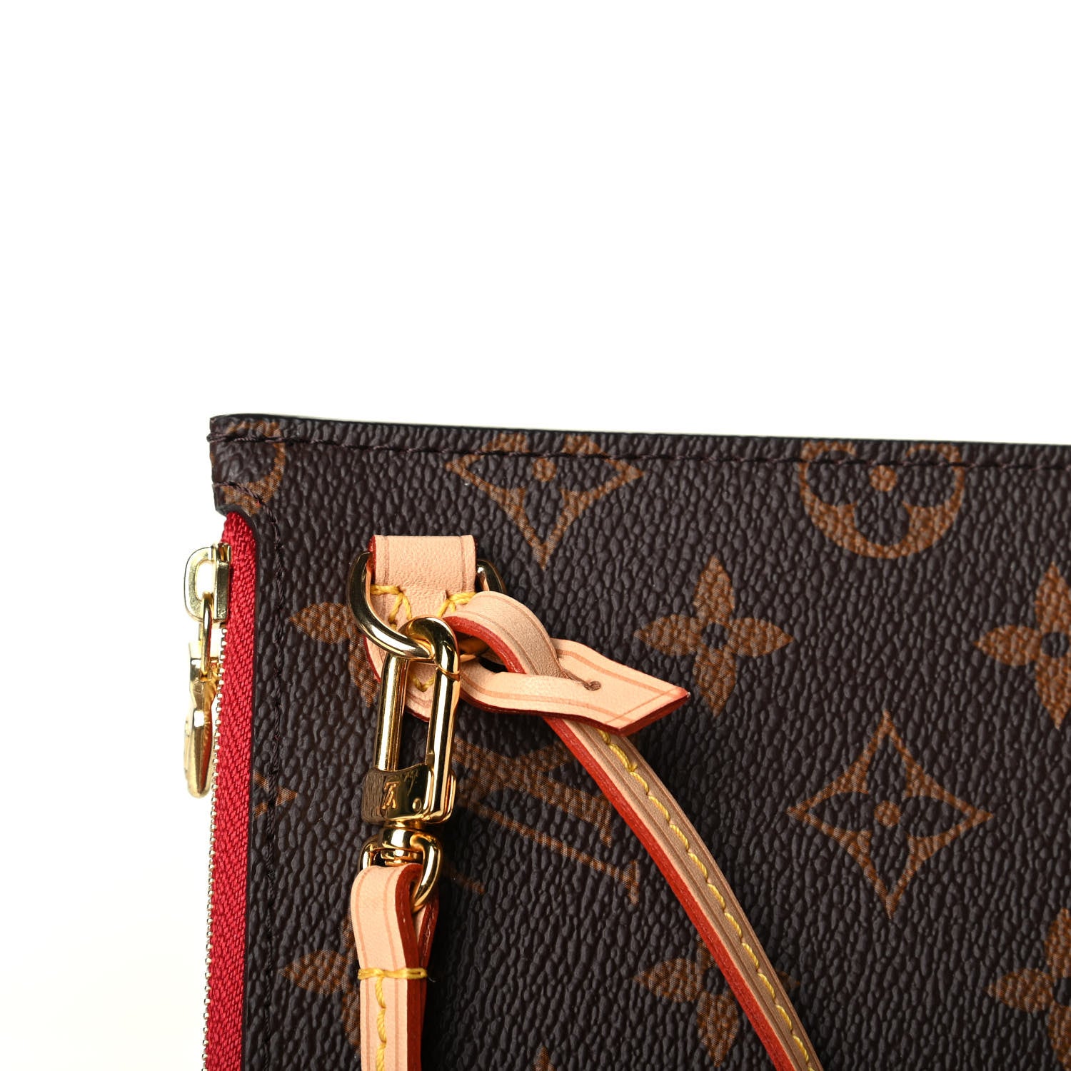 Louis Vuitton Monogram Neverfull MM GM Pochette Cherry 5 of 5
