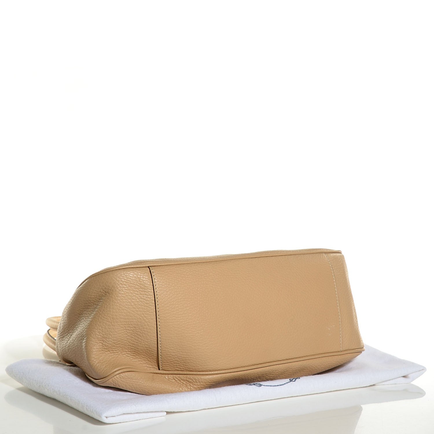 Prada Vitello Daino Shoulder Bag Sabbia 3 of 9