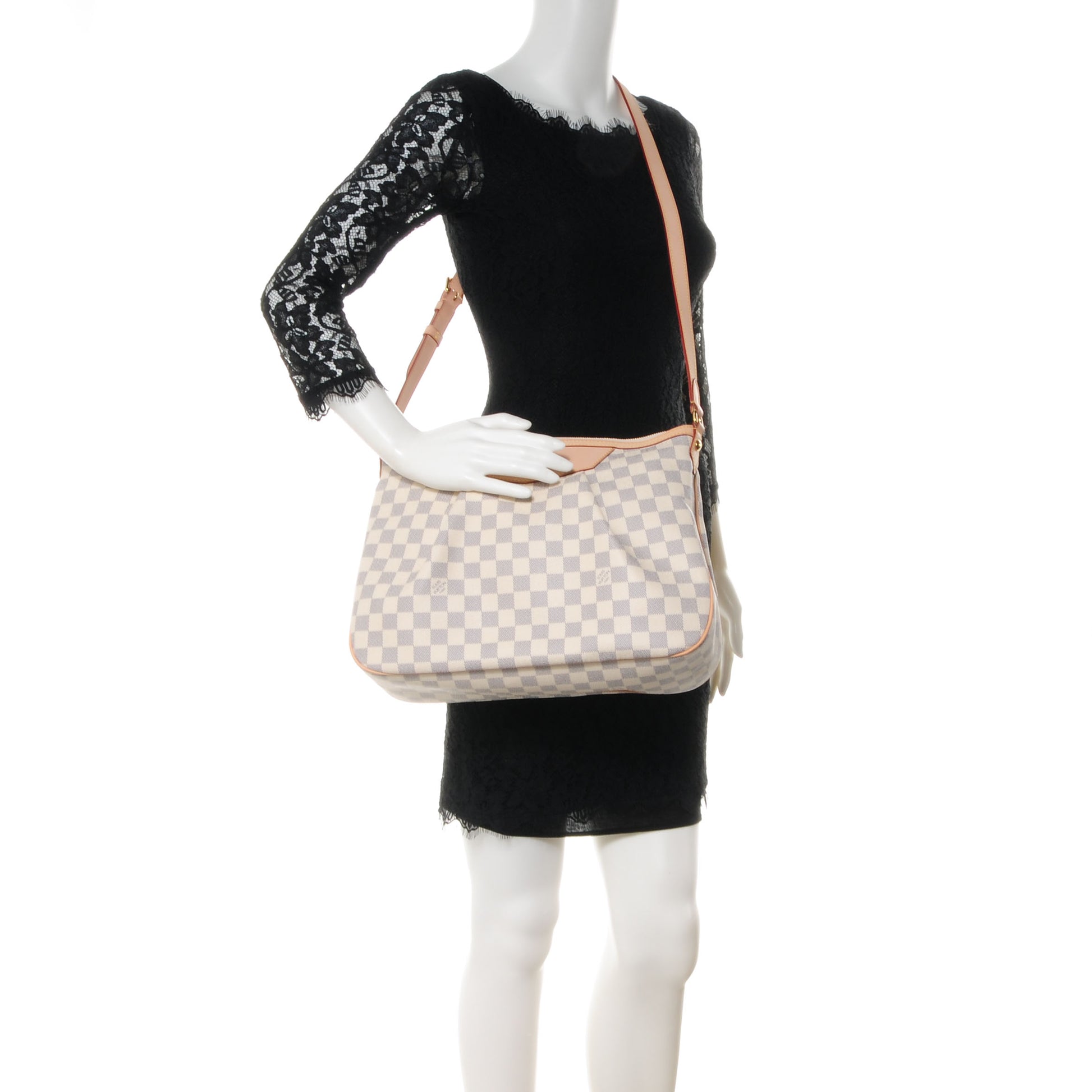 Louis Vuitton Damier Azur Siracusa MM 2 of 7