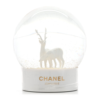 Chanel Glass Joaillerie Deer Christmas Snow Globe 1 of 7