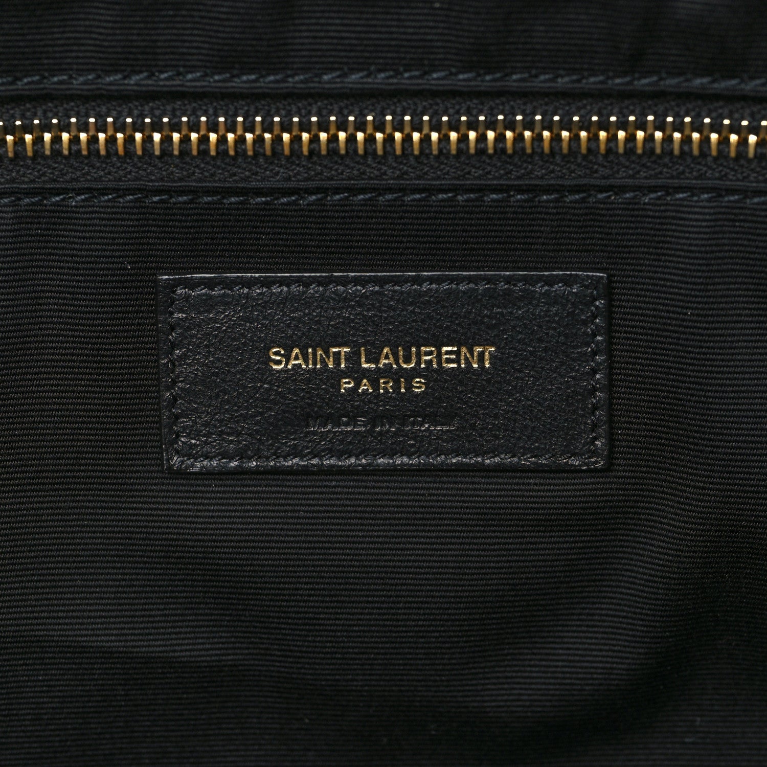 Saint Laurent Lambskin Quilted Maxi Icare Shopping Tote Black 7 of 7