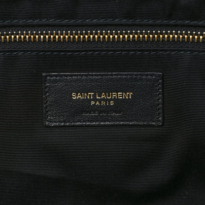 Saint Laurent Lambskin Quilted Maxi Icare Shopping Tote Black 7 of 7