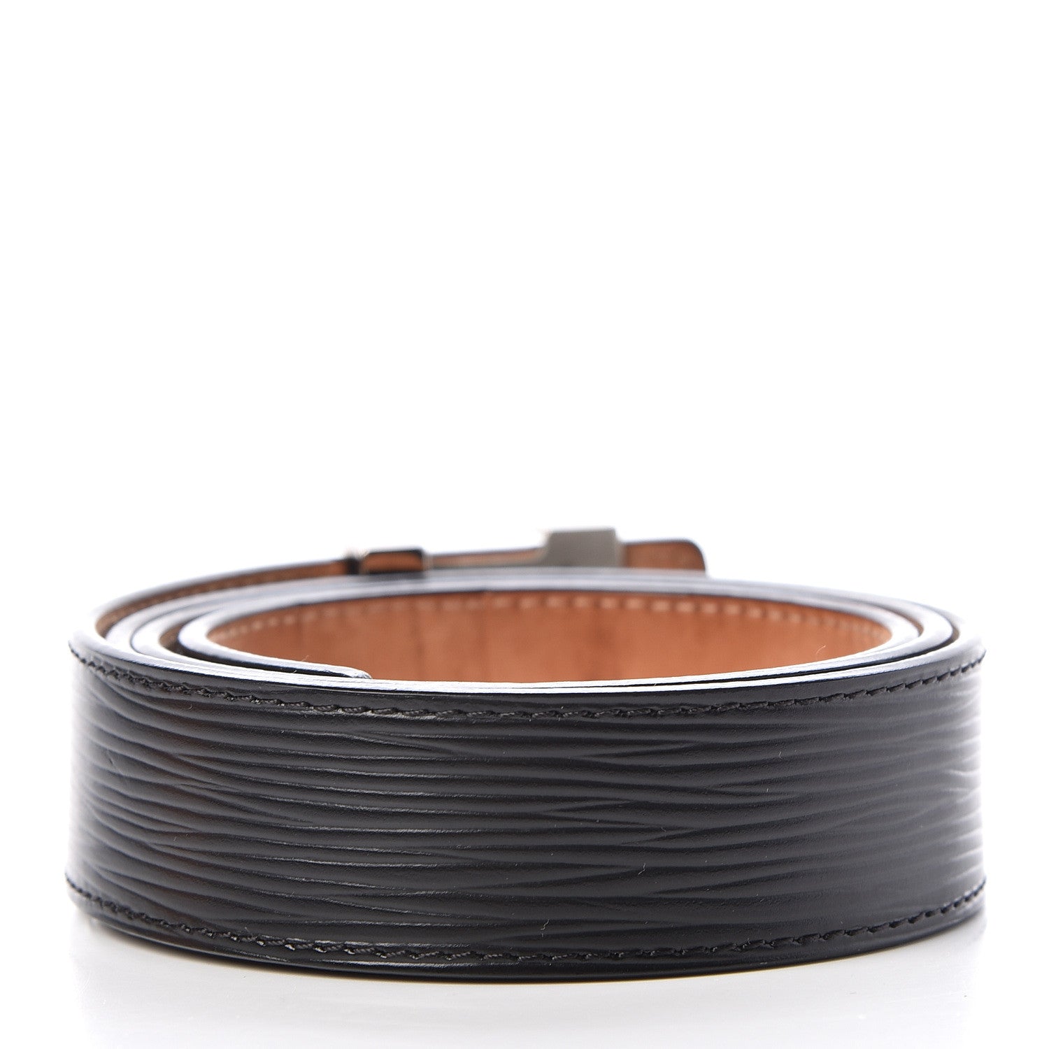 Louis Vuitton Epi 30mm LV Initiales Belt 85 34 Black 3 of 8