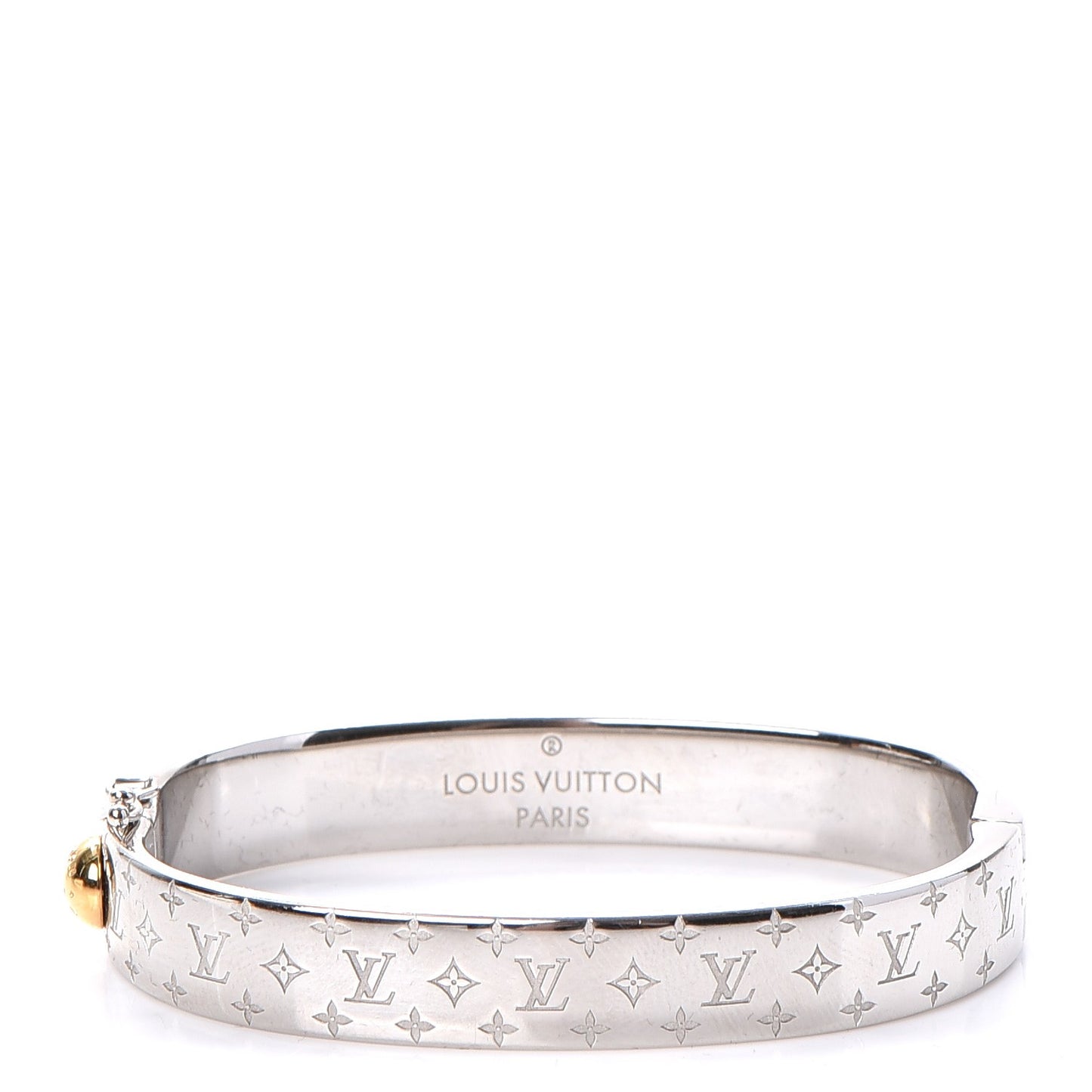 Palladium Monogram Nanogram Cuff S