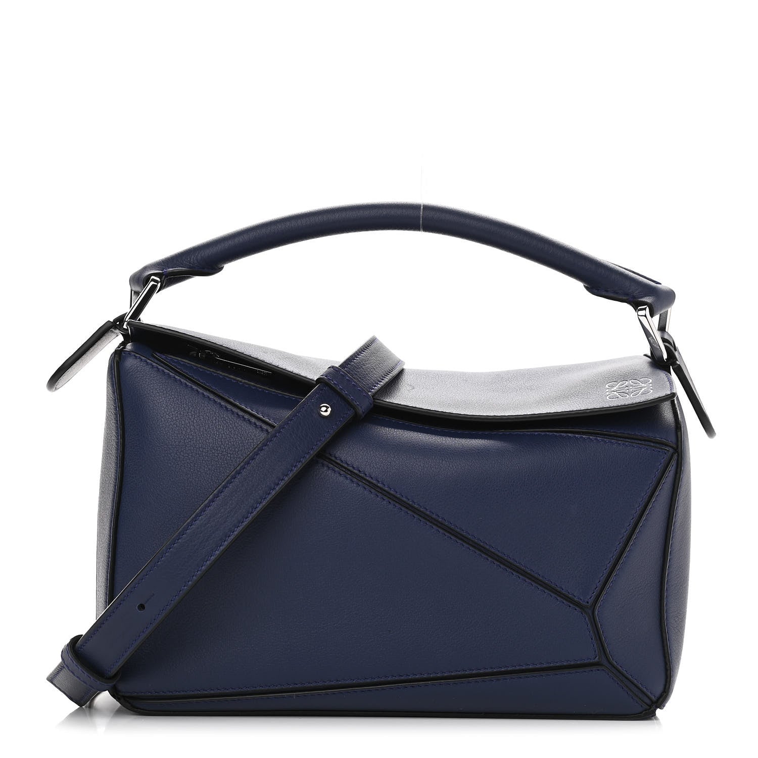 Loewe Calfskin Small Puzzle Bag Marine 1 of 10