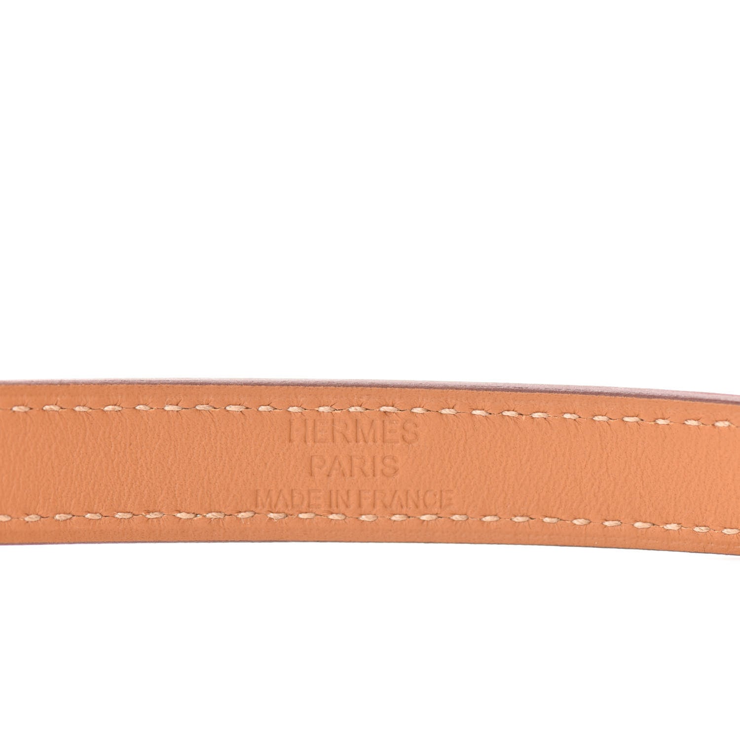 Hermes Barenia Kelly Double Tour Bracelet T2 Fauve 4 of 7