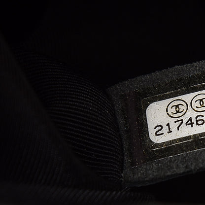 Chanel Lambskin Pleated Medium Boy Flap Black 7 of 8
