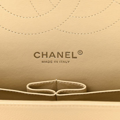 Chanel Caviar Quilted Jumbo Double Flap Light Beige 6 of 11